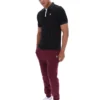 Polo rayé noir BB1 Classic Vintage