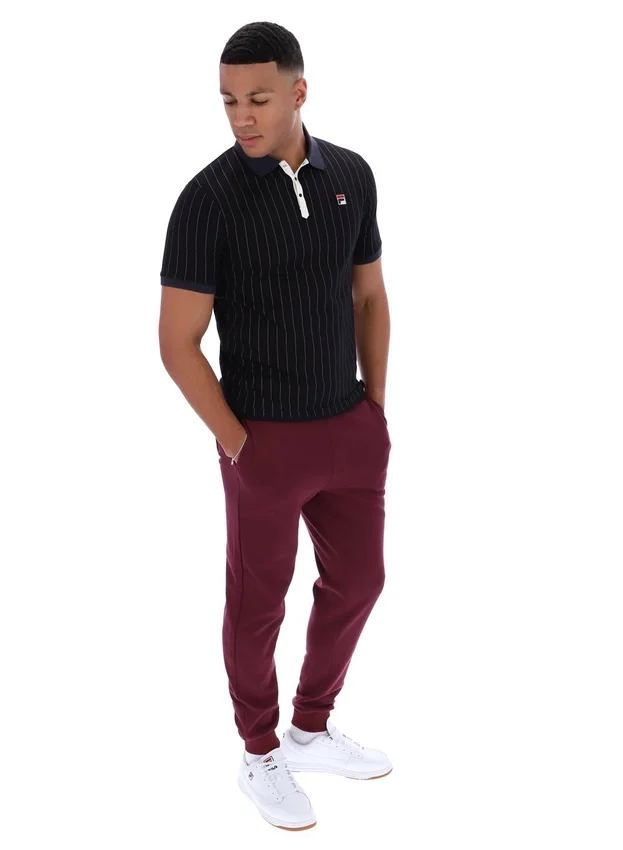 Polo rayé noir BB1 Classic Vintage