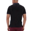 Polo rayé noir BB1 Classic Vintage