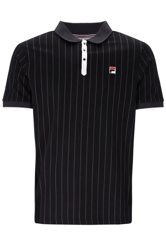 Polo rayé noir BB1 Classic Vintage