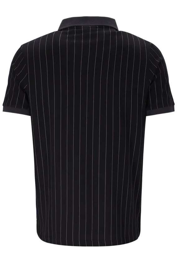Polo rayé noir BB1 Classic Vintage