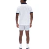 Polo rayé vintage classique BB1 blanc