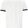 Polo rayé vintage classique BB1 blanc