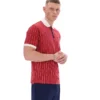Polo rayé vintage classique BB1 Garnet