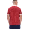 Polo rayé vintage classique BB1 Garnet