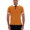 Polo rayé vintage classique BB1 « Pumpkin Spice »
