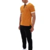 Polo rayé vintage classique BB1 « Pumpkin Spice »