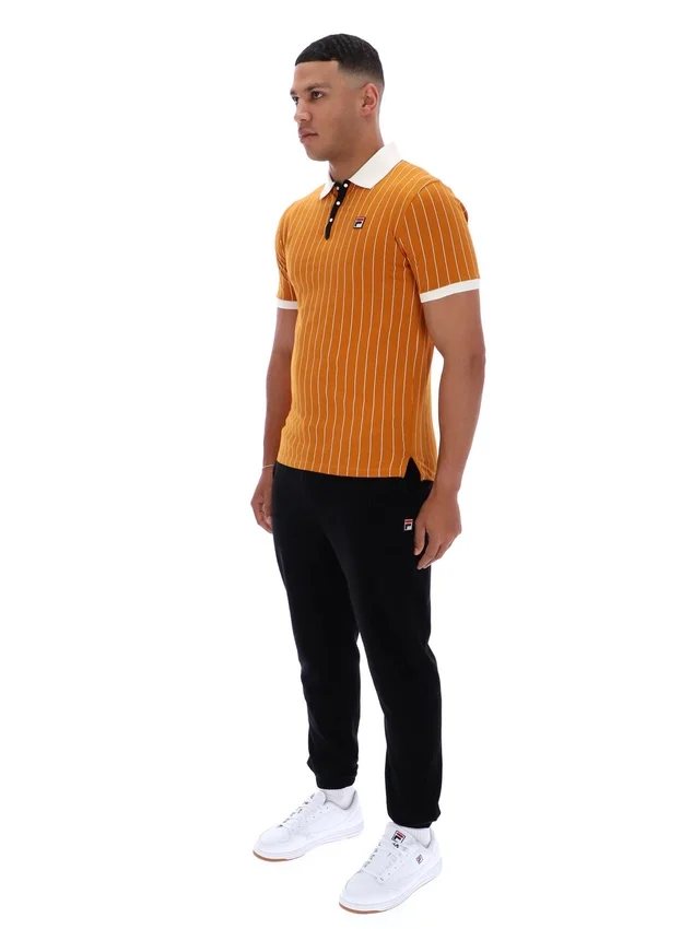 Polo rayé vintage classique BB1 « Pumpkin Spice »