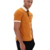 Polo rayé vintage classique BB1 « Pumpkin Spice »
