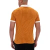 Polo rayé vintage classique BB1 « Pumpkin Spice »