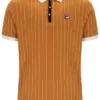Polo rayé vintage classique BB1 « Pumpkin Spice »