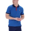 Polo rayé vintage classique BB1 « Turkish Sea »