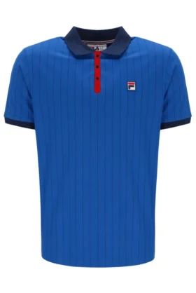 Polo rayé vintage classique BB1 « Turkish Sea »