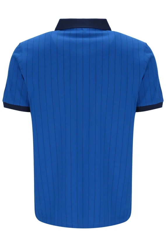 Polo rayé vintage classique BB1 « Turkish Sea »