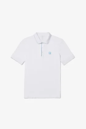 Polo sans coutures Center Court blanc