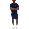 Polo texturé Tristiano bleu marine Fila
