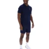 Polo texturé Tristiano bleu marine Fila