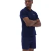 Polo texturé Tristiano bleu marine Fila