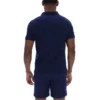Polo texturé Tristiano bleu marine Fila
