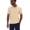 Polo Tristiano texturé beige classique
