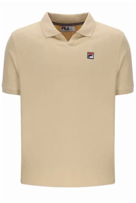 Polo Tristiano texturé beige classique
