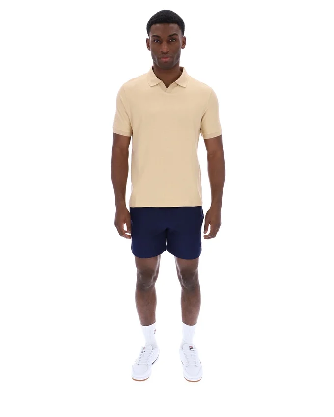 Polo Tristiano texturé beige classique