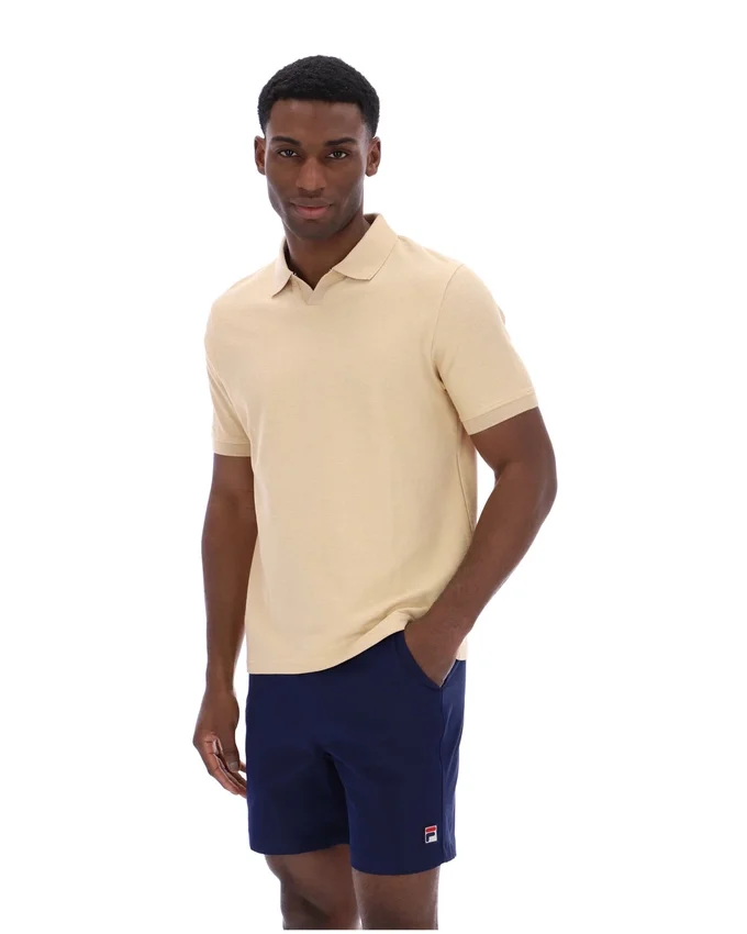 Polo Tristiano texturé beige classique