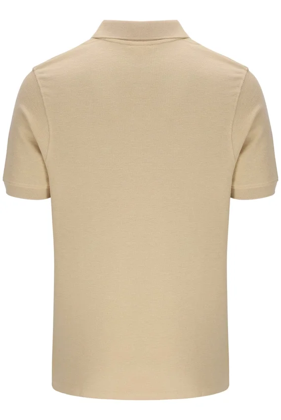 Polo Tristiano texturé beige classique
