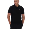Polo Zev noir à poignets