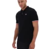 Polo Zev noir à poignets