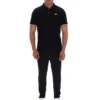 Polo Zev noir à poignets