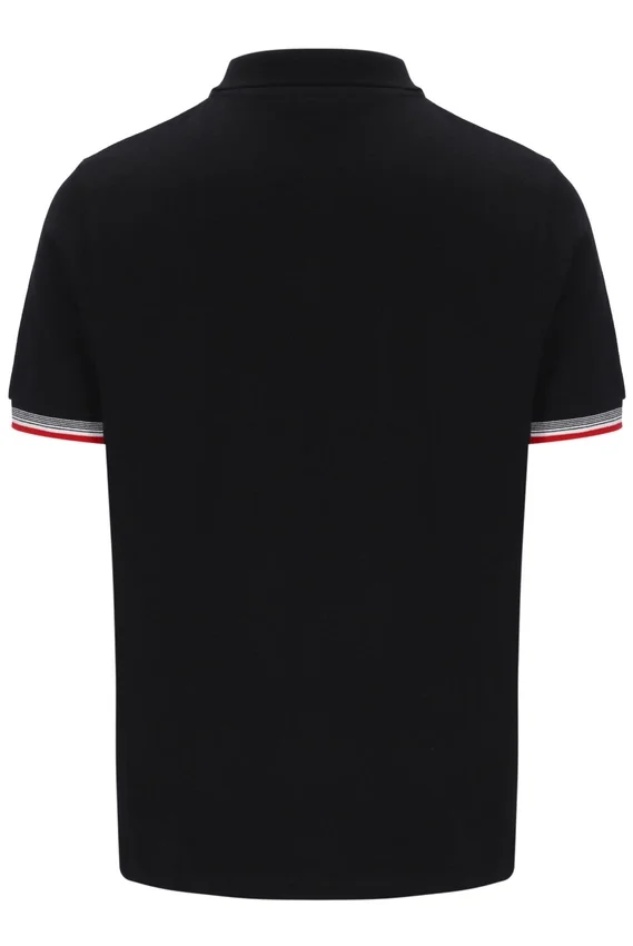 Polo Zev noir à poignets