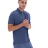 Polo zippé Dario Vintage Indigo