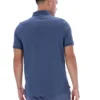 Polo zippé Dario Vintage Indigo