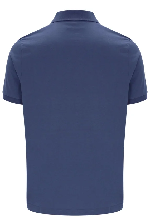 Polo zippé Dario Vintage Indigo