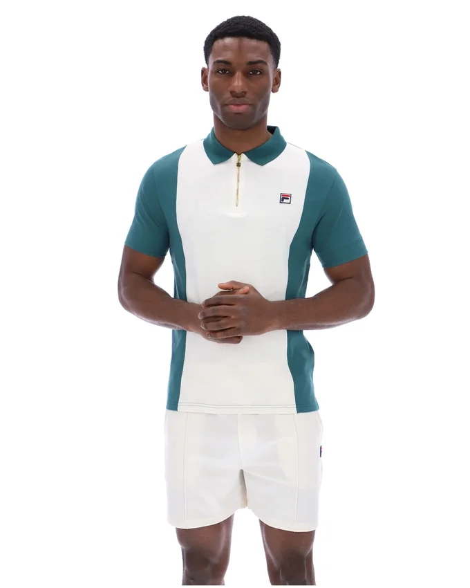 Polo zippé Pierro de Mediterranea