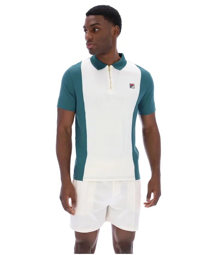 Polo zippé Pierro de Mediterranea