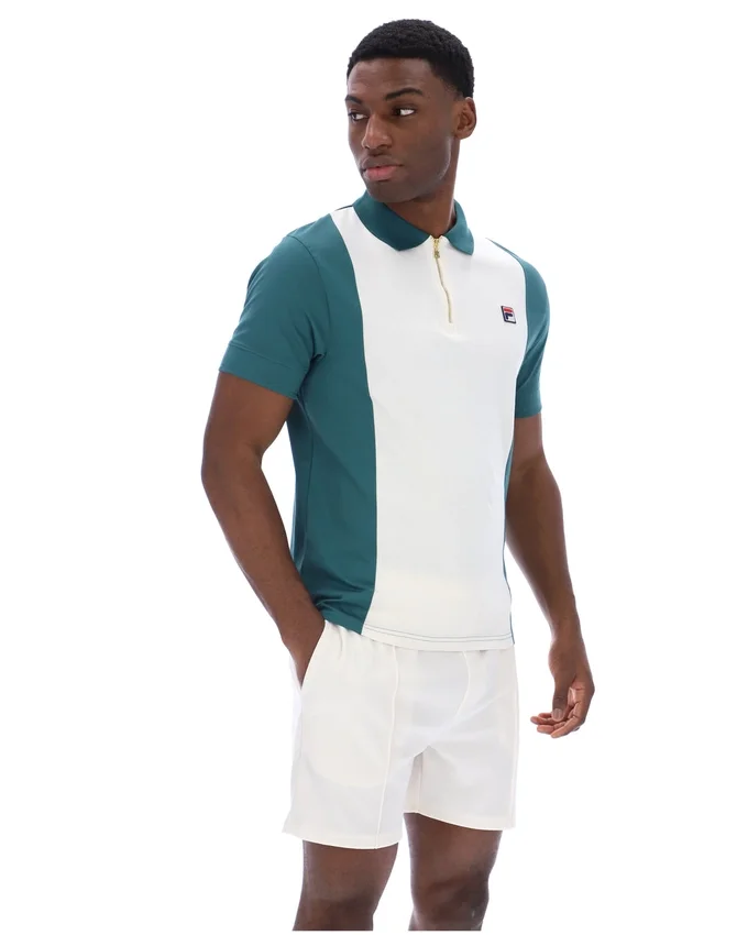 Polo zippé Pierro de Mediterranea