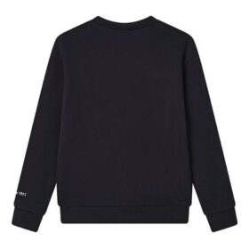 Pull à col rond avec logo classique « Noir Blanc »