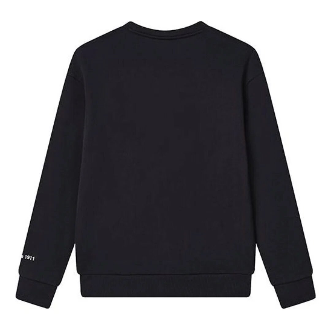 Pull à col rond avec logo classique « Noir Blanc »