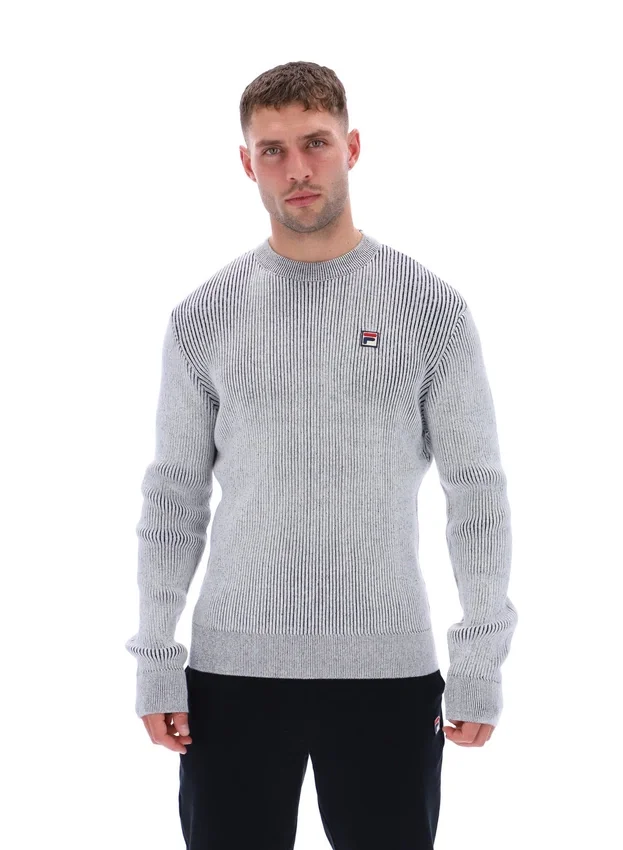 Pull à col rond Noah en maille Gardenia