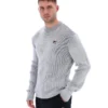 Pull à col rond Noah en maille Gardenia