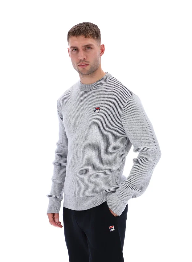 Pull à col rond Noah en maille Gardenia