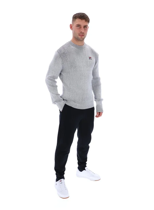 Pull à col rond Noah en maille Gardenia