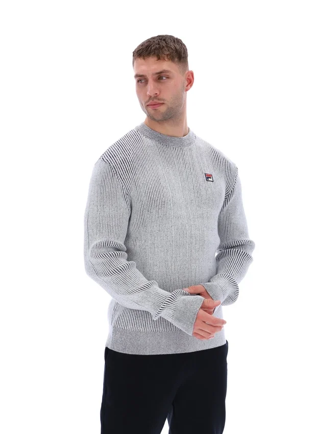 Pull à col rond Noah en maille Gardenia