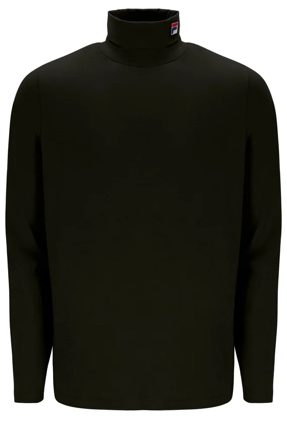 Pull à col roulé classique 19th noir