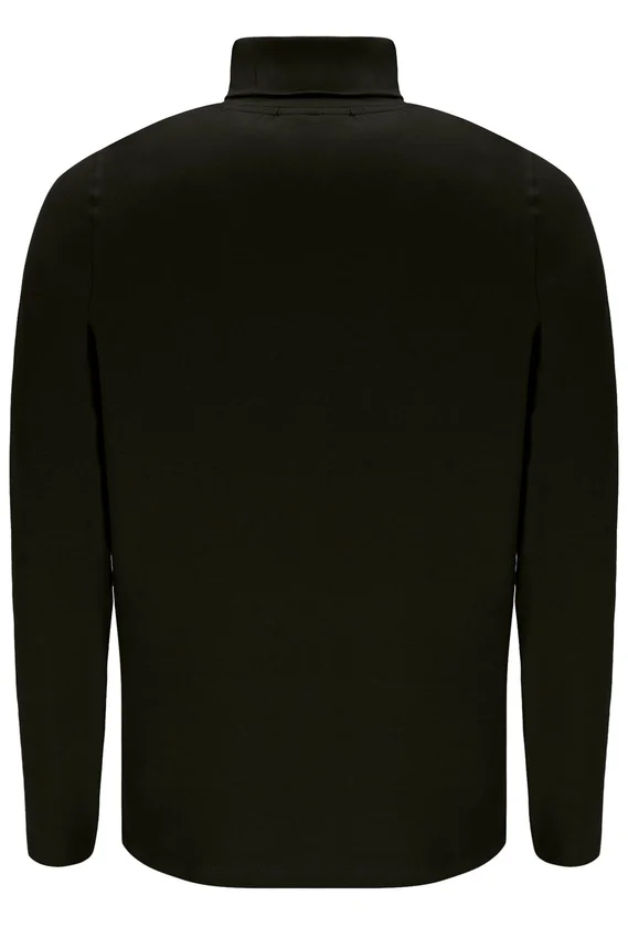 Pull à col roulé classique 19th noir