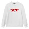 Pull à col roulé tricoté décontracté et sportif pour homme, blanc
