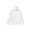 Pull de sport ample à capuche et manches longues, blanc