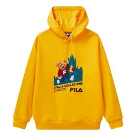 Pull de sport Fila pour homme, jaune